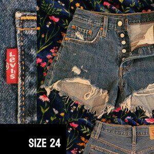Levi's denim cut-offs - Size 24